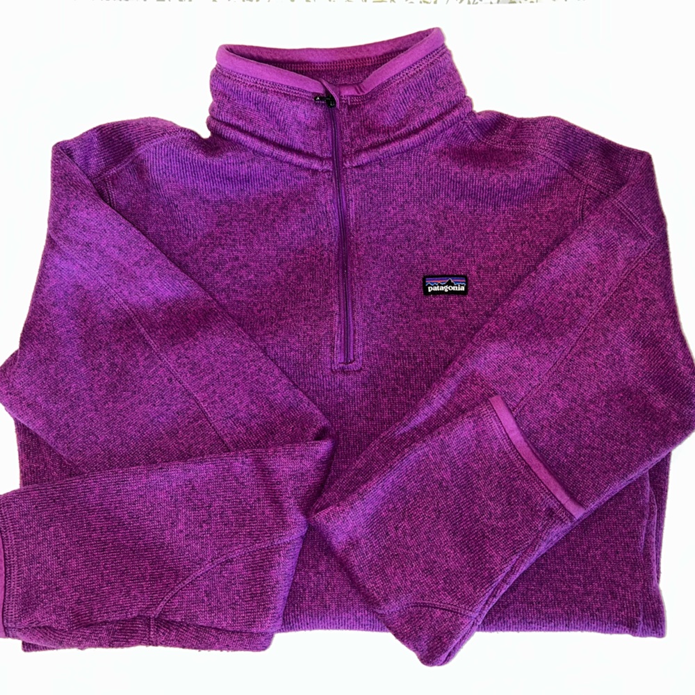 Patagonia Vibrant Purple Fleece Pullover